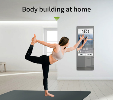 Função da tecnologia de espelho mágico de fitness