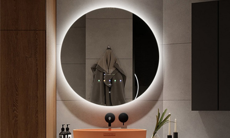 Fitbathmirror desenvolveu o primeiro espelho de banheiro inteligente com iluminação traseira