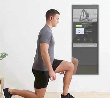 Seu personal trainer---espelho de treino inteligente