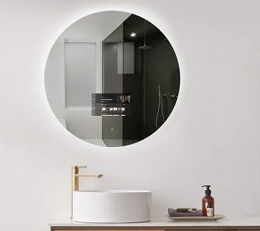 Espelho Fitbathmirror inteligente com retroiluminação VS espelho de luz tradicional