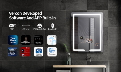 O espelho de banheiro multifuncional LED Fitbathmirror é a nova tendência?